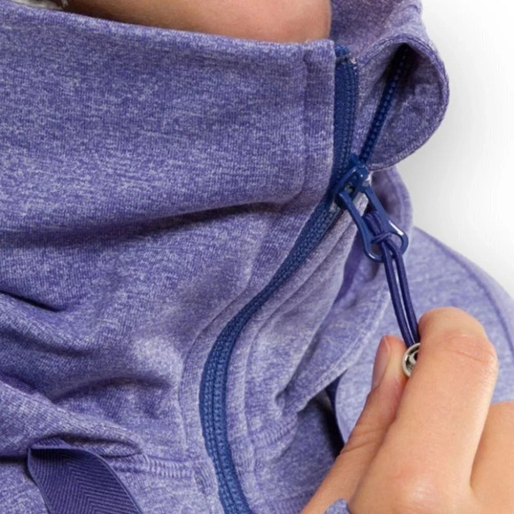 Lululemon  In Stride Hooded Jacket in Heathered Royalty - Picture 3 of 13